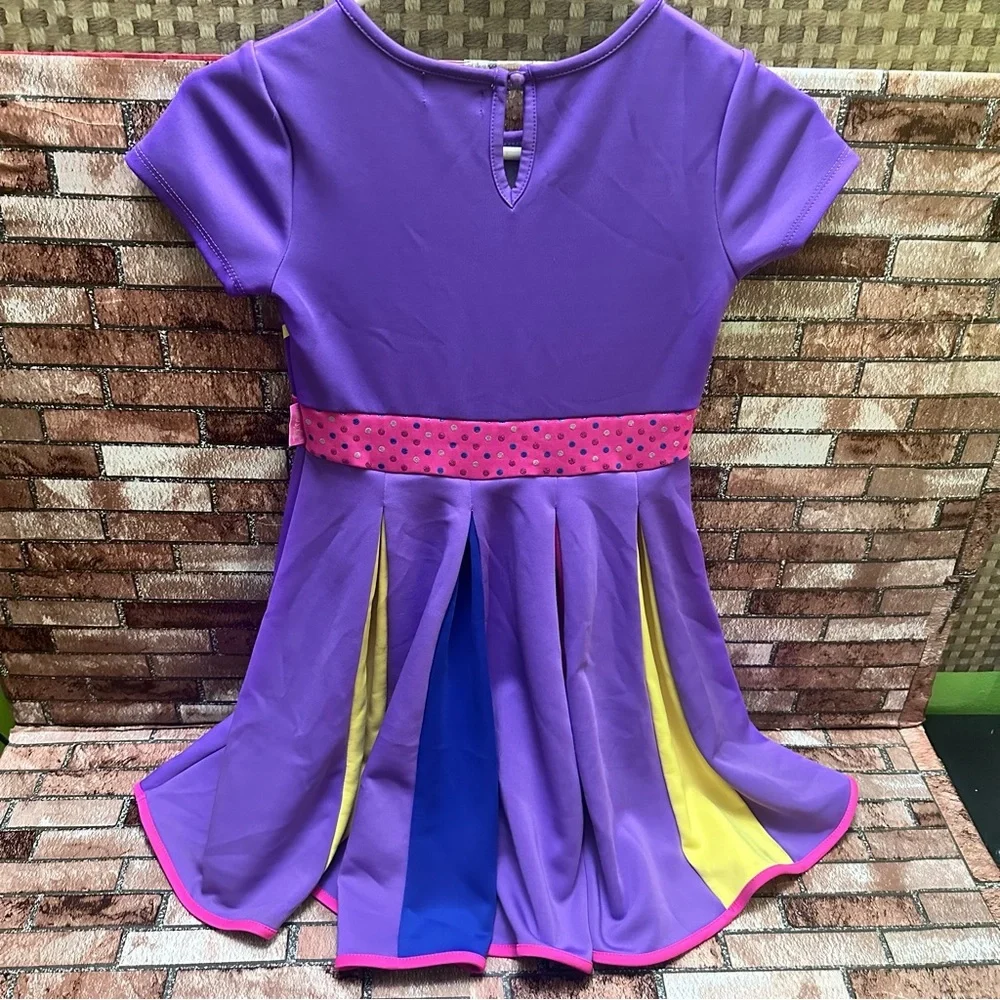 JoJo Siwa Purple and Yellow Kids Costume Dress